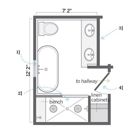 Small Bathroom Floor Plans Bath And Shower Flooring Site
