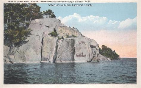 Fryes Leap Sebago Lake Ca 1925 Maine Memory Network