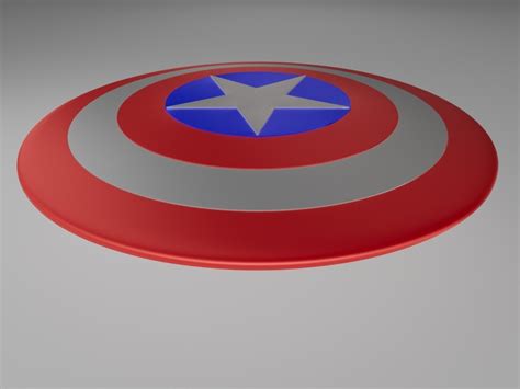 Stl File Captain America Shield Badge・3d Printable Design To Download