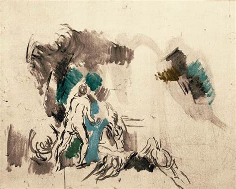 Skizze Mit Badenden Paul Cézanne Als Kunstdruck Oder Gemälde