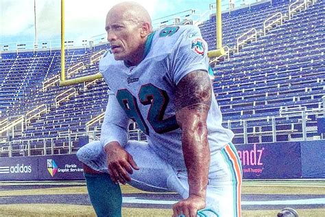 The Rock Dons Miami Dolphins Colors The Phinsider