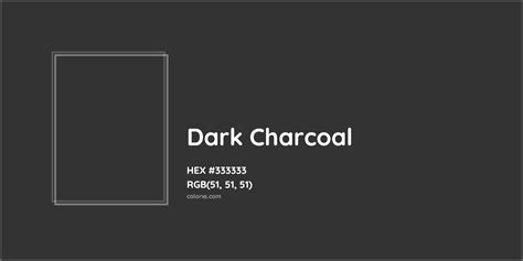 About Dark Charcoal Color Codes Similar Colors And Paints