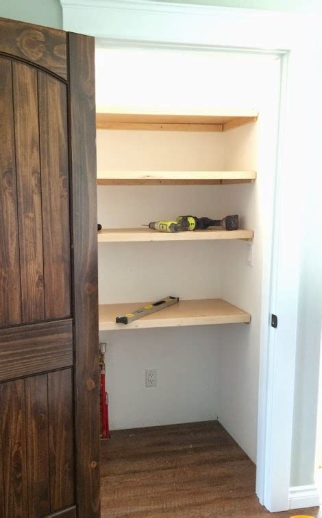 Easiest Pantry Or Closet Shelving Ana White Woodworking Projects