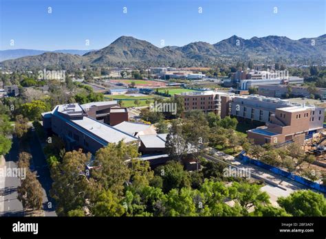 University Of California Uc Riverside Campus Aerial Views On A Clear