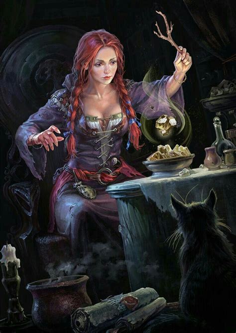 Fantasy Witch Fantasy Magic Chica Fantasy Witch Art Heroic Fantasy