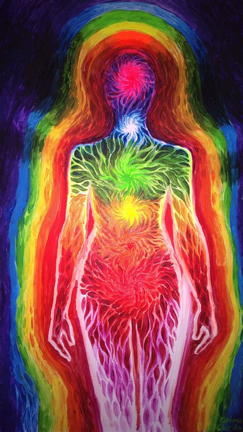 Reikihealing Chakra Painting Energy Art Spiritual Artwork