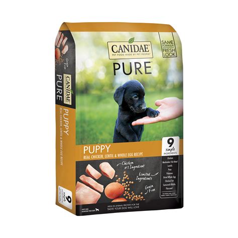 This canidae puppy food is also an excellent choice for convalescing adults or even hounds that are already in their golden years. CANIDAE PURE Grain Free Limited Ingredient Real Chicken ...