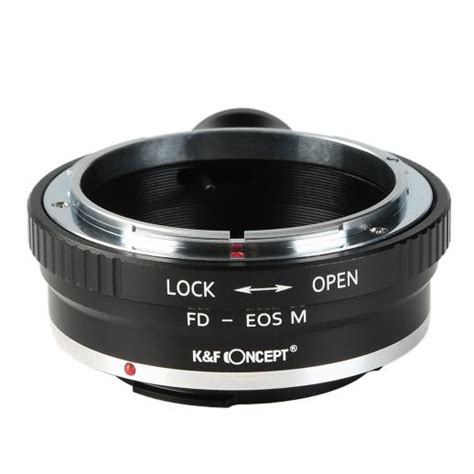 kandf concept m13142 canon fd lenses to canon eos m lens mount adapter with tripod mount kandf concept