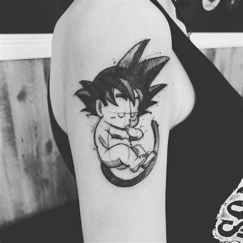 Black goku ♥ dragon ball super | black, dragon ball super and dbs. Goku Tattoo Designs Black And White - Best Tattoo Ideas