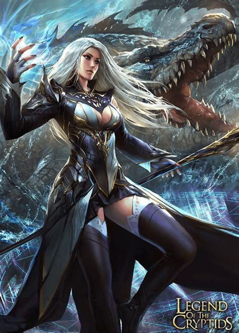 Legend Of The Cryptids Fantasy Female Warrior Warrior Woman Fantasy
