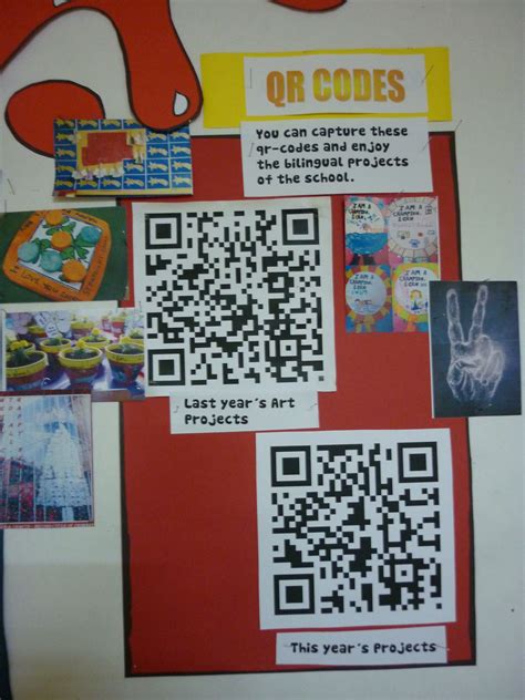 Qr Codes To Enjoy And Remenber All Our Bilingual Projects At School Qr