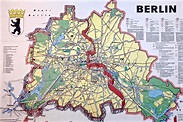Berlin Wall Map East Germany, Berlin Germany, Cold War Propaganda ...