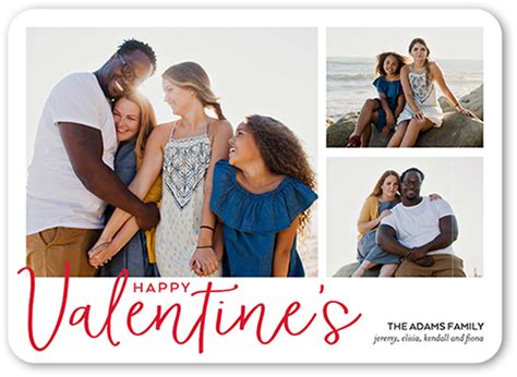 Modern Wishes 5x7 Valentines Cards Shutterfly