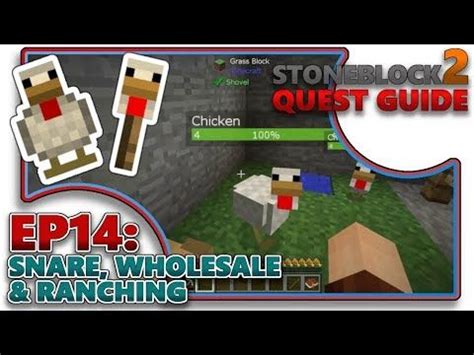 Ftb presents stoneblock 2 modpack 1.12.2 for minecraft now just even better then before! STONEBLOCK 2 EP14 - SNARE, WHOLESALE & RANCHING (QUEST ...