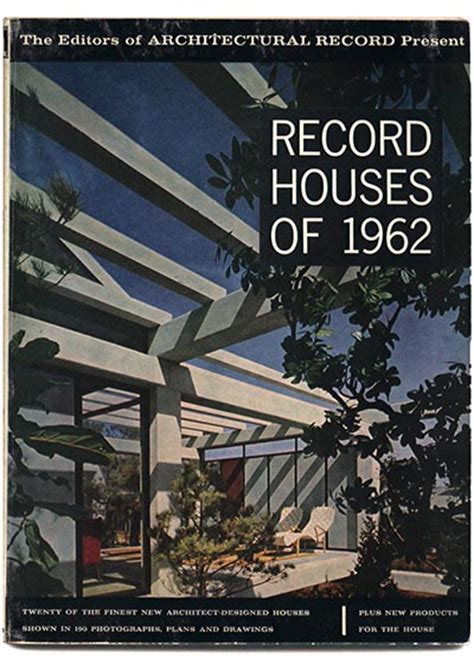 Architectural Record Record Houses Of