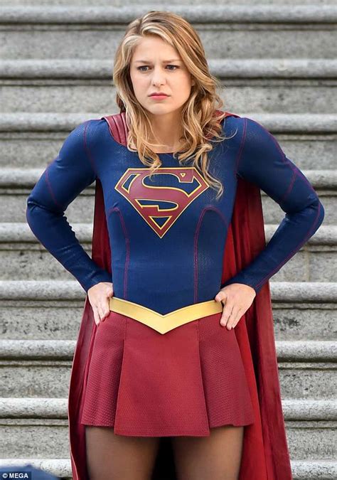 Melissa Benoist Films Supergirl Finale Scenes In Vancouver Daily Mail Online