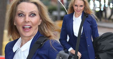 Carol Vorderman Goes Heavy On The Eye Make Up For Appearance On This