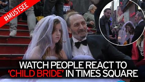 Pensioner Shows Off His 12 Year Old Bride In New York As Horrified