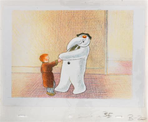 Bonhams The Snowman An Original Animation Cel Of The Snowman And