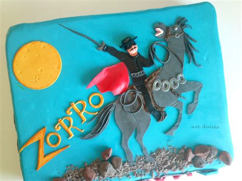Zorro Fondant Cake Photo Cake Birthday Party Themes Party Themes