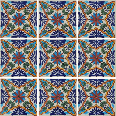 Estrella De Mar Mexican Ceramic Handmade Folk Art Tiles Tilesandtiles