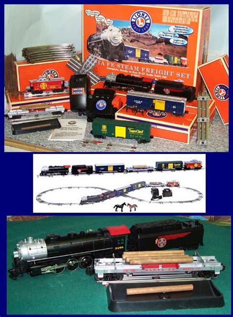 Lionel 31916 Santa Fe Steam Freight Set With Figure 8 Layout