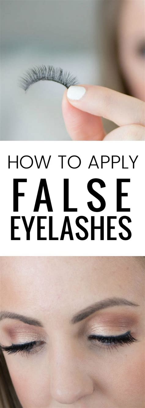 How To Apply False Eyelashes Beauty Meg O On The Go