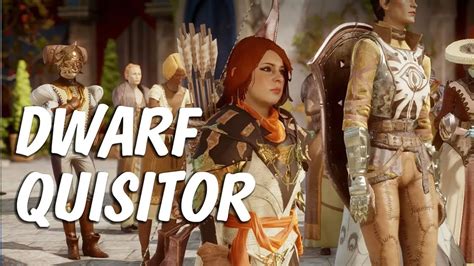 Dwarf Inquisitor Various Scenes And Dialogues Dragon Age Inquisition