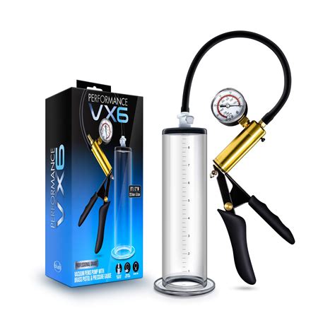 Buy Blush Novelties Performance Vx6 Male Enhancement Penis Pump System With Brass Pistol Grip