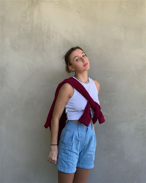 Emma Chamberlain On Instagram “my Shirts On Inside Out” Fashion