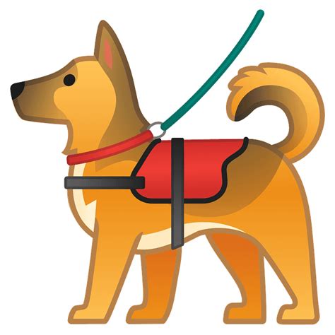 Service Dog Emoji Clipart Free Download Transparent Png Creazilla