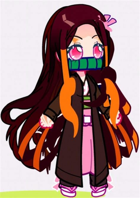 Nezuko Ocs Gacha Club Personagens De Anime Feminino Desenhos De