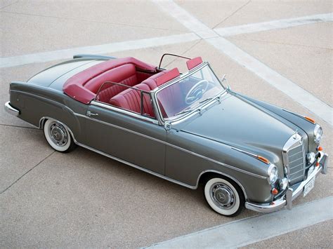 1958 Mercedes 220 Se Cabriolet Convertible Classic Cars Wallpapers Hd Desktop And Mobile