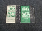 1983 Ford Ranger Pickup Truck Parts Catalog Manual Set XL XLS XLT 4WD ...