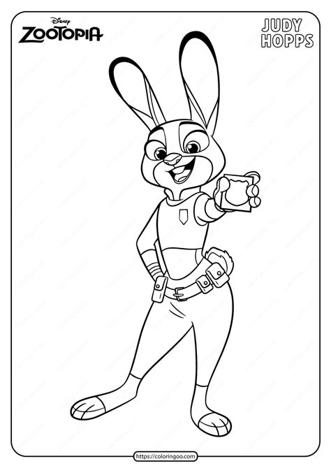 Mr Hopps Coloring Pictures Coloring Pages