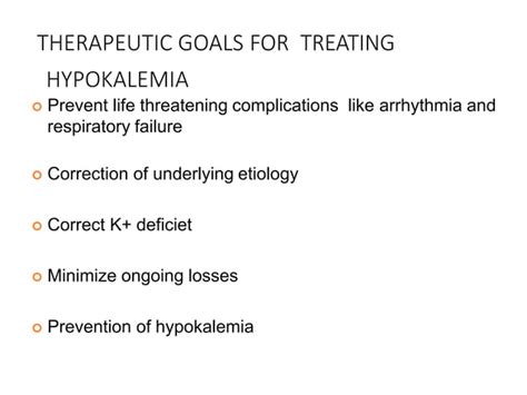 Approach To Hypokalemia