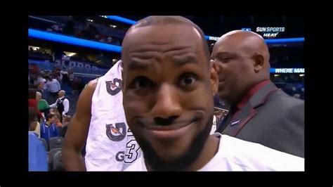 Lebron Funny Face With Ray Allen Youtube