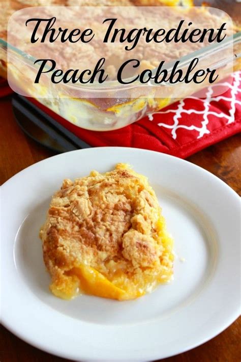 All reviews for quick and easy peach cobbler. Three Ingredient Peach Cobbler - Momcrieff
