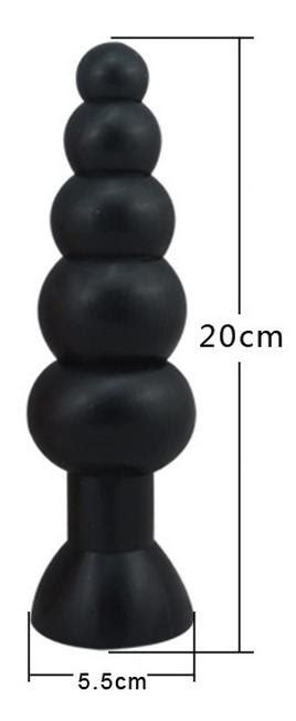 Silicone Sucker Anal Plug Toys Women And Men G Spot Stimulating Big Size Butt Plug Booty Bead