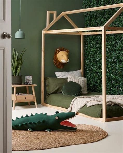 simple kids jungle bedroom ideas homemydesign