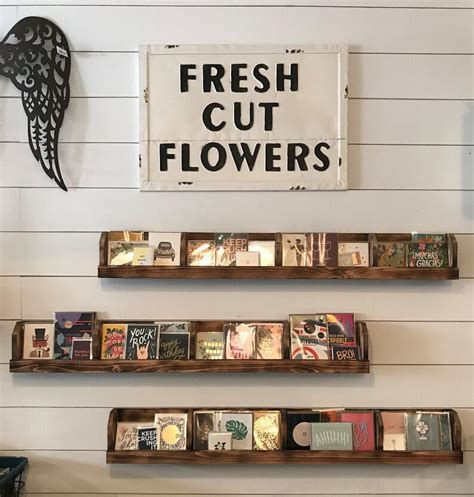 Greeting Card Display Shelf Rustic Reclaimed Cedar Wood Etsy