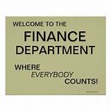Finance Department Images