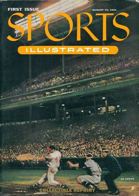 First Issue Sports Illustrated Magazine From August 16 1954 Reprint