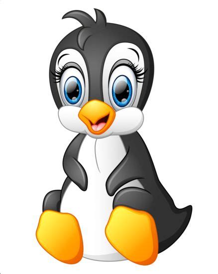 Lovely Penguin Cartoon Set Vectors 05 Gooloc