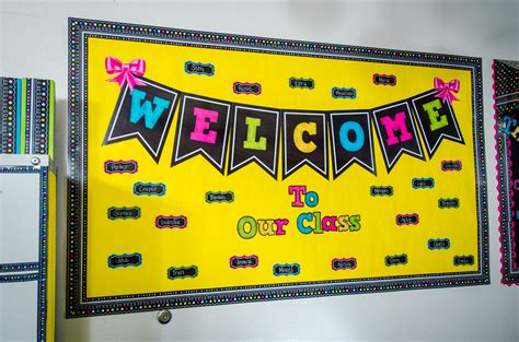 Chalkboard Brights Classroom Preschool Bulletin Kindergarten