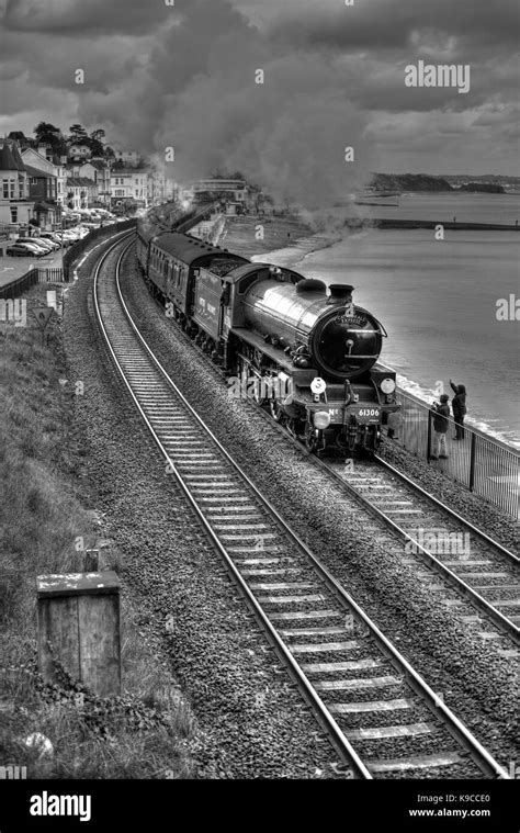 Waving To The Steam Train At Dawlish The Cathedrals Express To