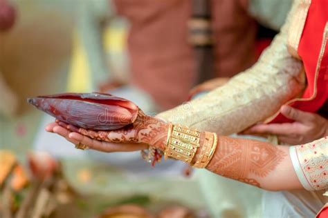 Hindu Or Indian Wedding Ceremony Rituals And Traditions Stock Image