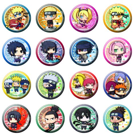 Apr158052 Naruto New Time Fortune Badge 16pc Ds Previews World