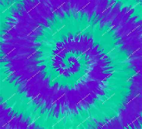 Colorful Purple Teal Tie Dye Digital Paper Background Pattern