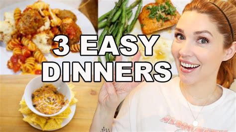 3 Easy Quick Dinner Recipes Meals For Busy Parents The Busy Mom Blog